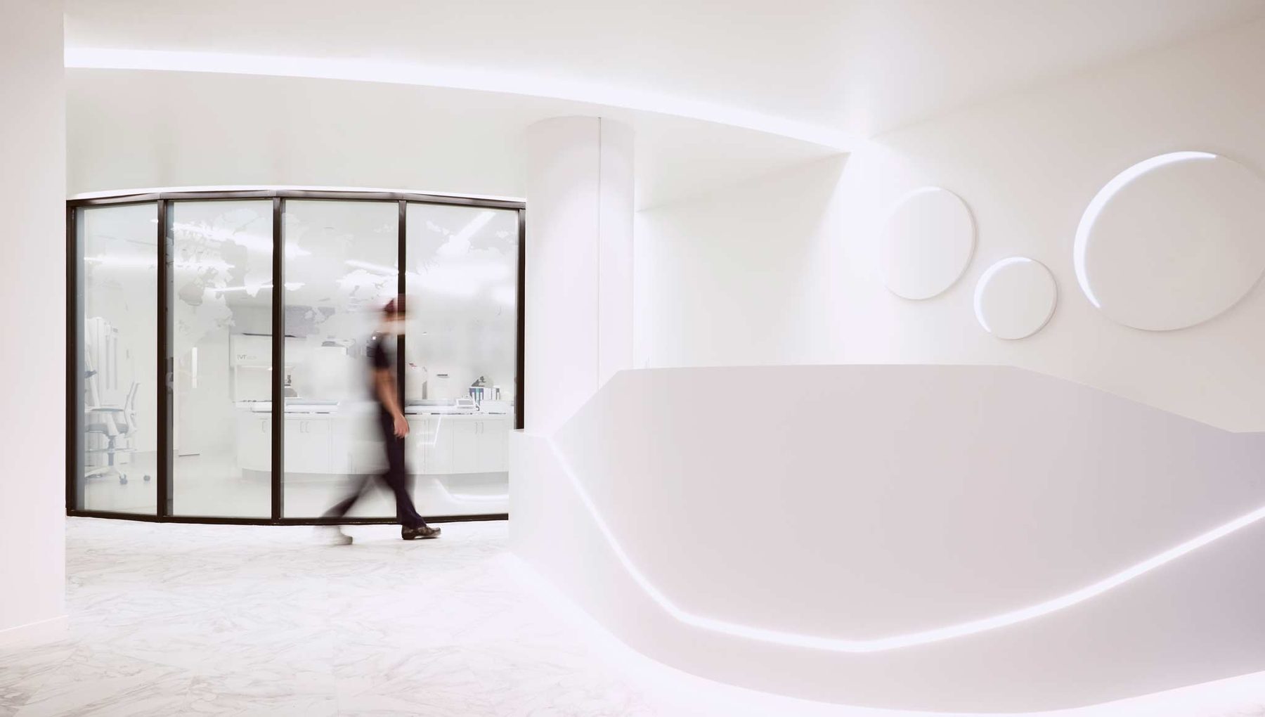Warm IRFC reception desk